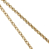 304 Stainless Steel Cable Chain Rolo Chain Bracelet Making AJEW-JB01459-01-4