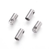 Tarnish Resistant 304 Stainless Steel Cord Ends LS-STAS-F232-01E-P-1