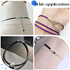 30Pcs 304 Stainless Steel Lobster Claw Clasps with Cord Ends STAS-PH0007-10P-5