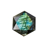 Natural Labradorite Healing Star of David Ornament PW-WG52742-04-1