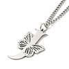 201 Stainless Steel Necklaces NJEW-Q336-01J-P-4