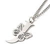 201 Stainless Steel Necklaces NJEW-Q336-01J-P-4