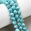 Natural Magnesite Beads Strands G-P598-B01-01-1