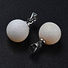 Natural Agate Charms G-Q998-036C-4