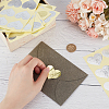 20 Sheets 2 Colors Heart & Rectangle Paper Self-Adhesive Embossed Stickers DIY-CP0010-59-3