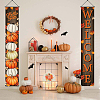 Thanksgiving Day Theme Unfinished Wood Pendant Decorations HJEW-WH20003-47A-6