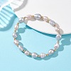 Natural Cultured Freshwater Pearl Beads Stretch Bracelets for Women BJEW-JB13210-01-1
