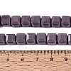 Opaque Glass Beads Strands GLAA-R041-8x8mm-C06-4