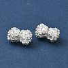 Brass Micro Pave Cubic Zirconia Beads KK-S336-05S-02A-2