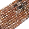 Natural Sunstone Beads  Strands G-D0013-30-1