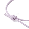 10Pcs 10 Colors Adjustable Waxed Polyester Cord Bracelet Making AJEW-JB01314-5