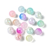 Transparent & Two Tone Opaque Acrylic Beads SACR-FS0001-24-3