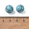 Dyed Synthetic Turquoise Sphere Beads GG-CBA391B-02D-02-3