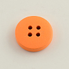 4-Hole Dyed Wooden Buttons BUTT-R031-031-3