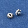 Brass Micro Pave Clear Cubic Zirconia Beads KK-K300-02A-S-2