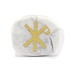 Natural Howlite ChiRho Symbol Healing Chakra Reiki Stone PW-WG44F03-04-1