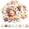 80Pcs 8 Colors Imitation Rabbit Hair European Beads FIND-PH0027-68A-1