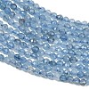 Natural Devil Blue Aquamarine Beads Strands GG-CBAF158-D01-02-3