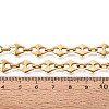 304 Stainless Steel Rhombus Link Chains CHS-Q009-01G-3