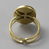 304 Stainless Steel Cuff Ring Findings FIND-WH0148-125H-G-2