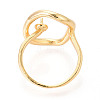 Oval Brass Cup Peg Ring Settings KK-N274-38G-3