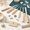 Stainless Steel Clay Cutting & Sculpting Tool Sets AJEW-FG0004-99-4