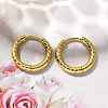 304 Stainless Steel Hoop Earrings for Women EJEW-M068-11B-G-1