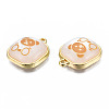 Resin Pendants PALLOY-N161-004-NR-4