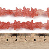 Synthetic Coral Dyed Carved Beads Strands SHEL-K007-18A-4
