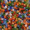 Frosted Colours Glass Seed Beads SEED-A030-02B-2