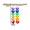 Alloy Acrylic Dangle Earrings FS-WG36A43-02-2
