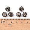 Polymer Clay Rhinestone Beads X-RB-C1438-10mm-A12-2