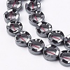 Non-magnetic Synthetic Hematite Beads Strands G-Q895-9-3