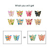 Biyun 40Pcs 10 Style Transparent Acrylic Charms FIND-BY0001-22-4