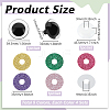 20 Sets 5 Colors ABS Plastic Safety Craft Eye DIY-GA0002-76-2