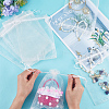 50pcs Large Organza Pouches Portable Shoes Bag Travel Storage Drawstring Bags OP-SP0001-03C-01-3