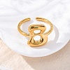 304 Stainless Steel Open Cuff Rings for Women RJEW-M060-01G-02-2