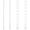 4Pcs Acrylic Belt Templates AJEW-WH0270-488A-1
