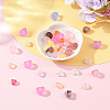 50Pcs 5 Styles Transparent Acrylic Beads TACR-YW0003-40-4