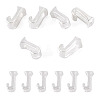 6Pcs 925 Sterling Silver Hollow Initial Beads STER-TA0001-53J-1