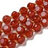 Natural Carnelian(Dyed & Heated) Beads Strands G-K387-A12-02-2