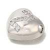 Rack Plating Brass Micro Pave Cubic Zirconia Pendants KK-I722-04P-Z-2
