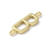 Rack Plating Brass Connector Charms KK-P245-07G-B-2