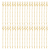 24 Sets Long-Lasting Plated Brass Chain Extender KK-UN0002-51-1
