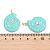 Synthetic Turquoise Pendants G-H353-02G-09-3