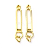 Painting Art Theme Alloy Open Back Bezal Pendants PALLOY-D200-02G-2
