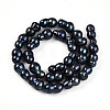 Natural Nucleated Baroque Keshi Pearl Beads Strands PEAR-S020-F13-3