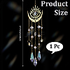 1Pc Metal Moon Hanging Ornaments AJEW-CN0004-04A-2