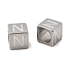 304 Stainless Steel European Beads STAS-D382-02N-P-1