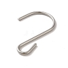 Non-Tarnish 304 Stainless Steel S-Hook Clasp STAS-C085-03K-P-2